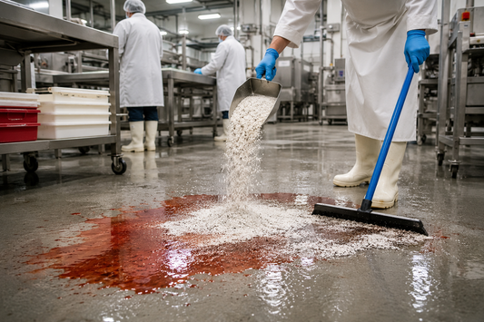Shurfoot: Dustless Spill Absorbents for Food Manufacturing Facilities